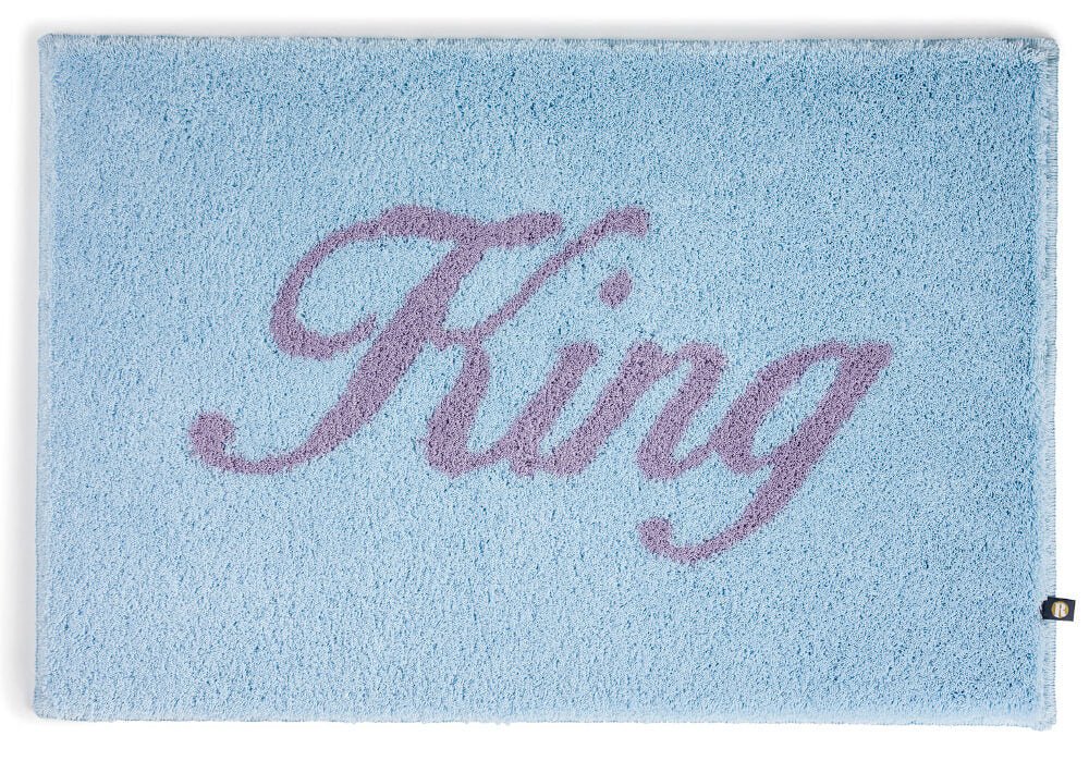 Maßteppich/Badteppich King von Rhomtuft Air in Amethyst, individueller Teppich für ein luxuriöses Bad.