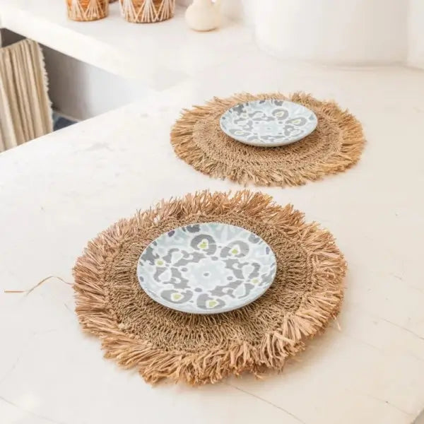 Sommerliche und dekorative Platzsets im Boho-Design