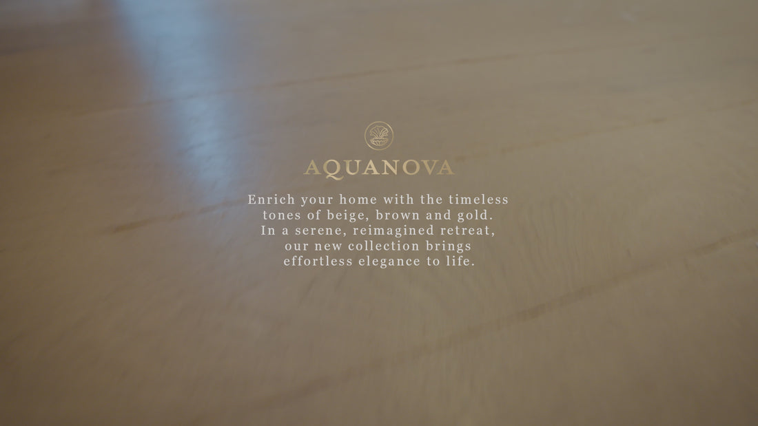 Aquanova Home & Bath Essentials 2025–2026 – stilvolle Badaccessoires, Textilien und Wohninspiration bei Dawelba