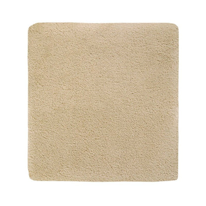 Rutschfester Badteppich Mauro in Gold – quadratischer Badvorleger 60x60 cm für stilvolle Badezimmer
