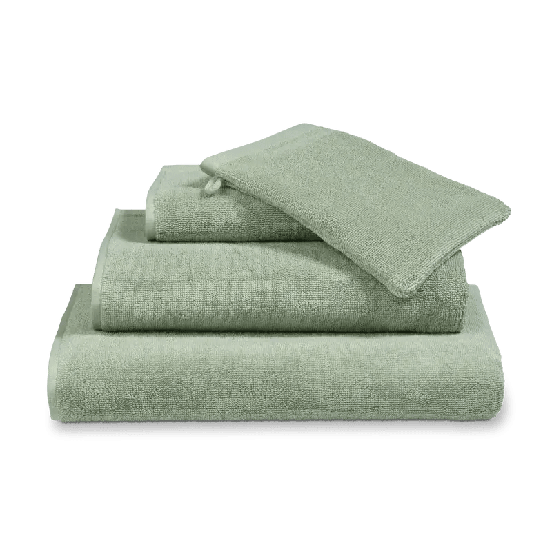 Vandyck Verona Handtuch weich & saugfähig – 2er Set Gästehandtuch 30 x 50 cm / smokegrün