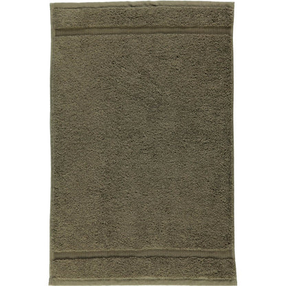 Saunatuch oder Saunahandtuch Princess von Rhomtuft in elegantem Taupe, für stilvolle Sauna-Gänge.
