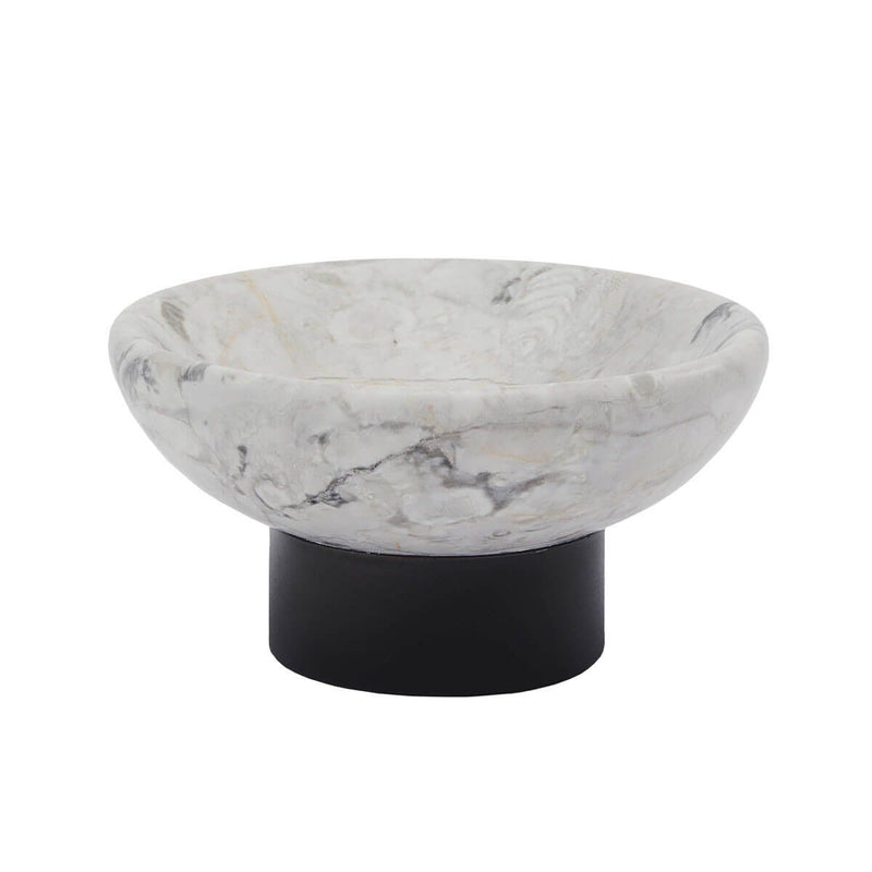 Marmor Badaccessoires Weiß Grau – Aquanova Nero – Seifenschale