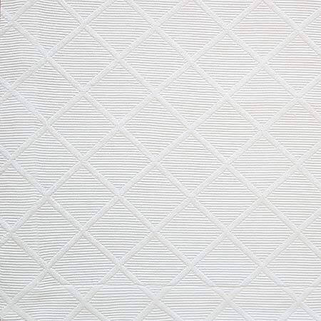 Tagesdecke Vera von Evelyn Kahle in Weiß – Baumwoll-Überwurf mit Rautenmuster fürs Doppelbett