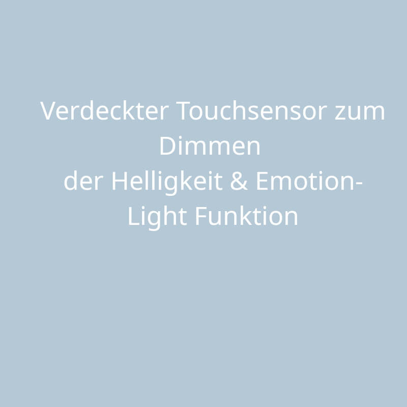 Vogelsang Spiegel mit verdecktem Touchsensor – dimmbar mit Helligkeit und Emotion Light Funktion