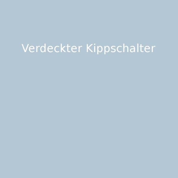 Verdeckter Kippschalter