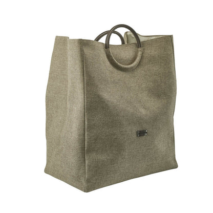 Wäschetasche mit Griffen/Wäschetrenner Jada in Beige von Aquanova, praktisch und stilvoll für die Wäscheorganisation.