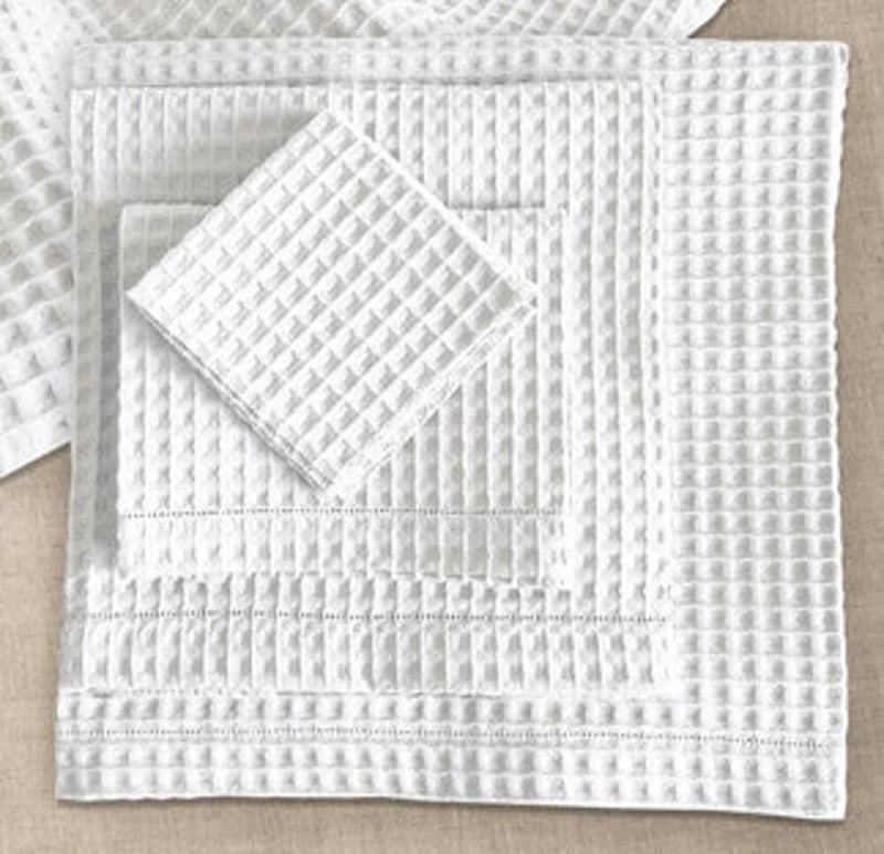 Waffelpiqué Handtuch – 2 x Gästetuch 30 x 50 cm