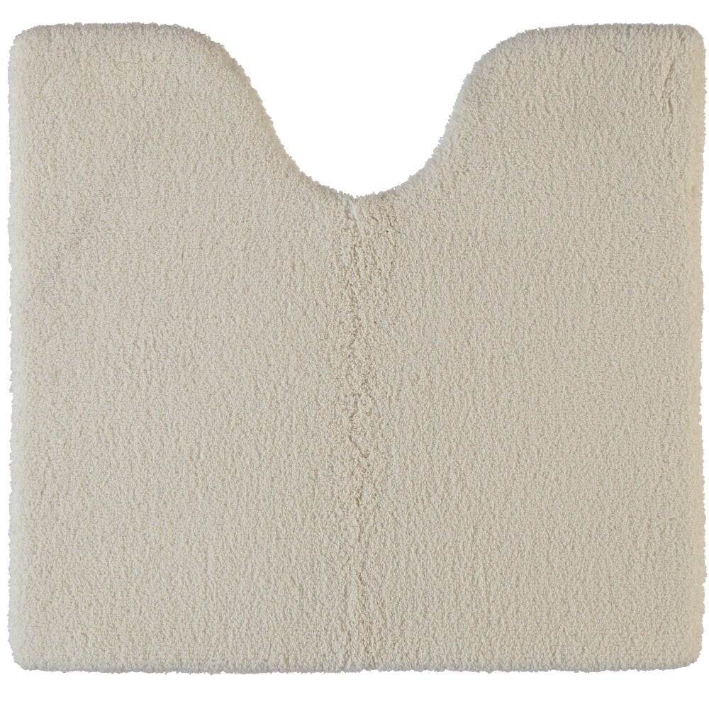 Rhomtuft Square Aspect WC-Vorleger mit Ausschnitt in Natur: Passender Vorleger für Ihre Toilette.