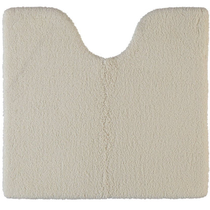 Rhomtuft Square Aspect WC-Vorleger mit Ausschnitt in Natur: Passender Vorleger für Ihre Toilette.