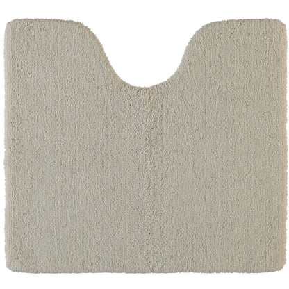 Rhomtuft Square Aspect WC-Vorleger mit Ausschnitt in Stone: Passender Vorleger für Ihre Toilette.