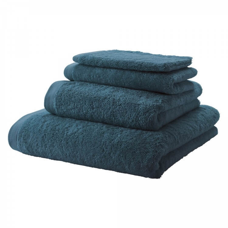 Weiche Handtücher London – 6er Set Gästetuch 30 x 50 cm / oceanblue