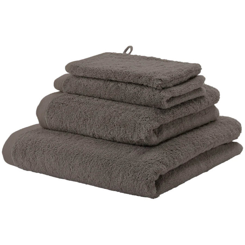 Weiche Handtücher London – 6er Set Gästetuch 30 x 50 cm / ash