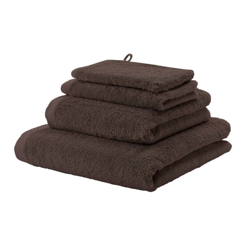 Weiche Handtücher London – 6er Set Gästetuch 30 x 50 cm / pecan